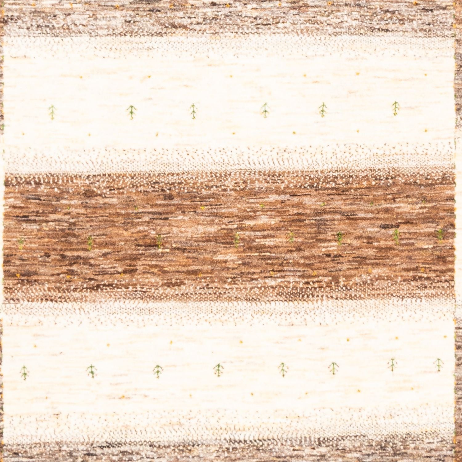 Gabbeh Tæppe - Loribaft Persisk - 252 x 174 cm - natur