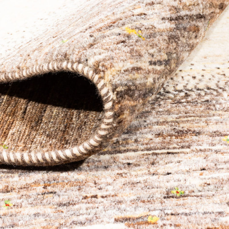 Gabbeh Tæppe - Loribaft Persisk - 252 x 174 cm - natur