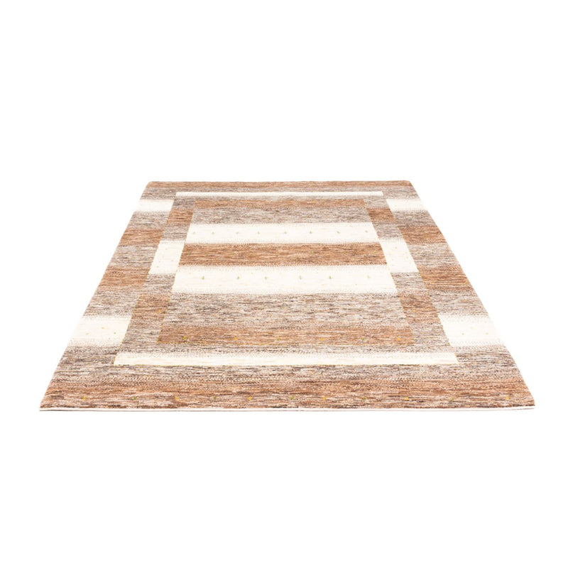 Gabbeh Tæppe - Loribaft Persisk - 252 x 174 cm - natur