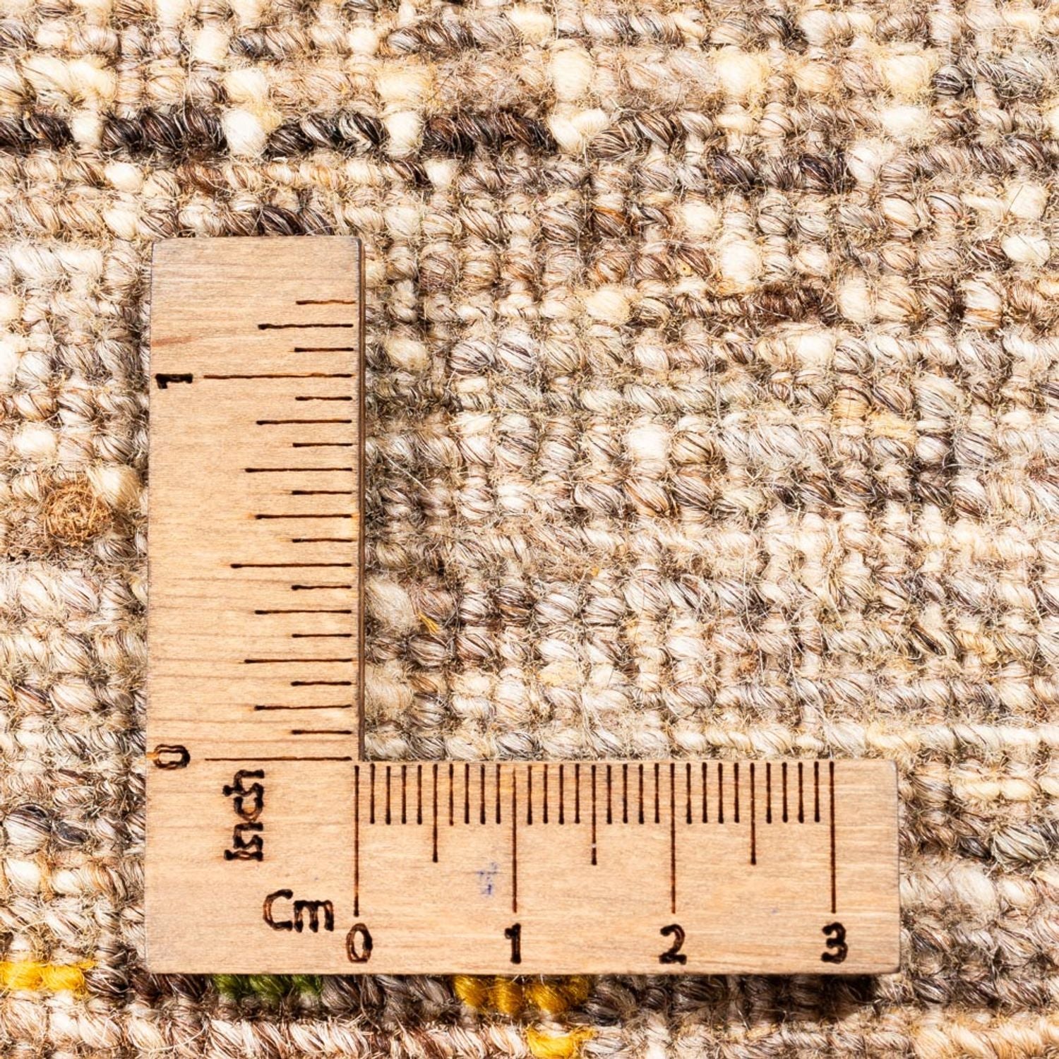 Gabbeh Tæppe - Loribaft Persisk - 252 x 174 cm - natur
