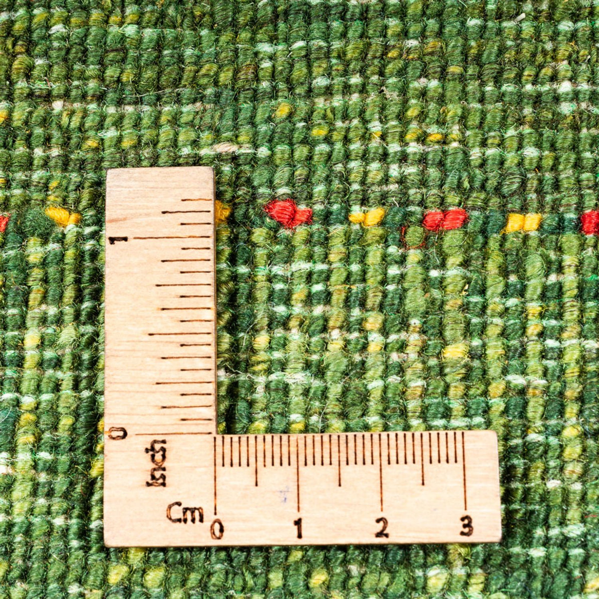 Gabbeh Tæppe - Loribaft Persisk - 175 x 123 cm - grøn