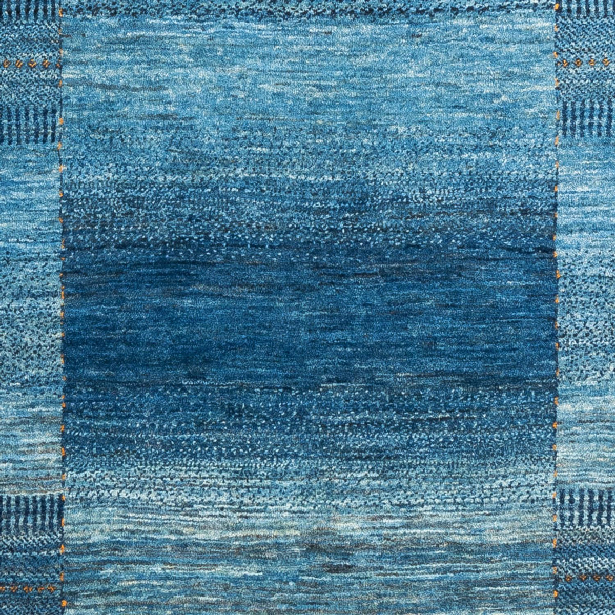 Gabbeh Tæppe - Loribaft Persisk - 183 x 126 cm - blå