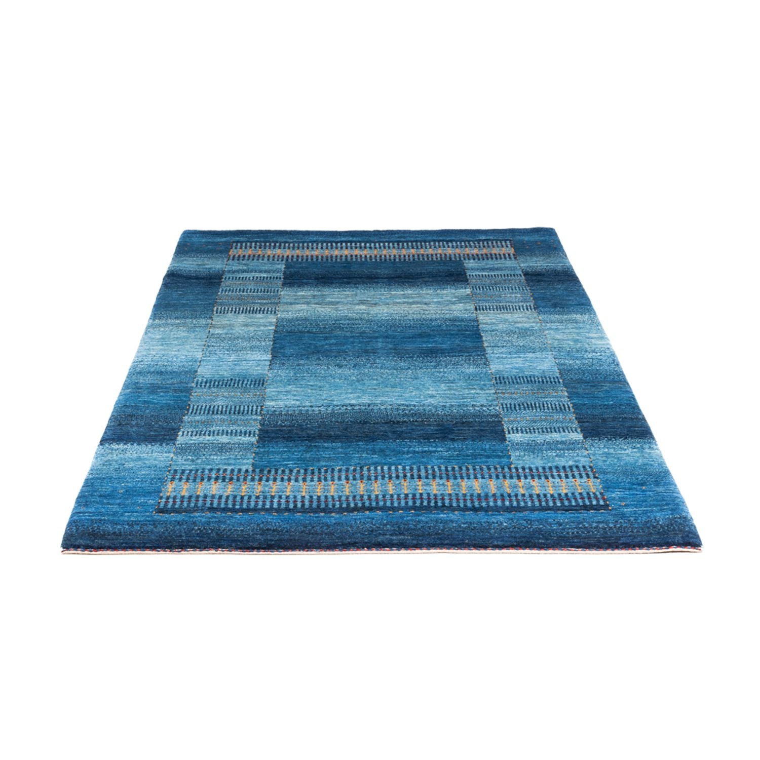 Gabbeh Tæppe - Loribaft Persisk - 183 x 126 cm - blå