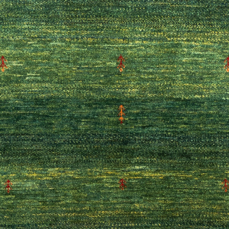 Gabbeh Tæppe - Loribaft Persisk - 192 x 126 cm - grøn