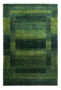 Gabbeh Tæppe - Loribaft Persisk - 187 x 127 cm - grøn