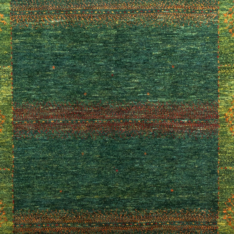 Gabbeh Tæppe - Loribaft Persisk - 190 x 132 cm - grøn