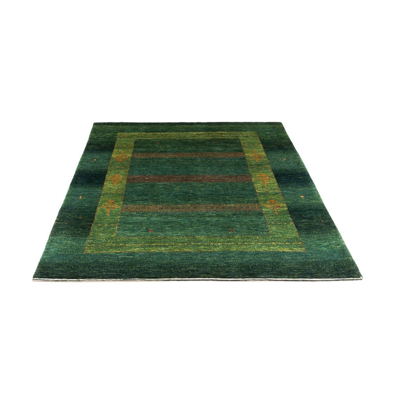 Gabbeh Tæppe - Loribaft Persisk - 190 x 132 cm - grøn
