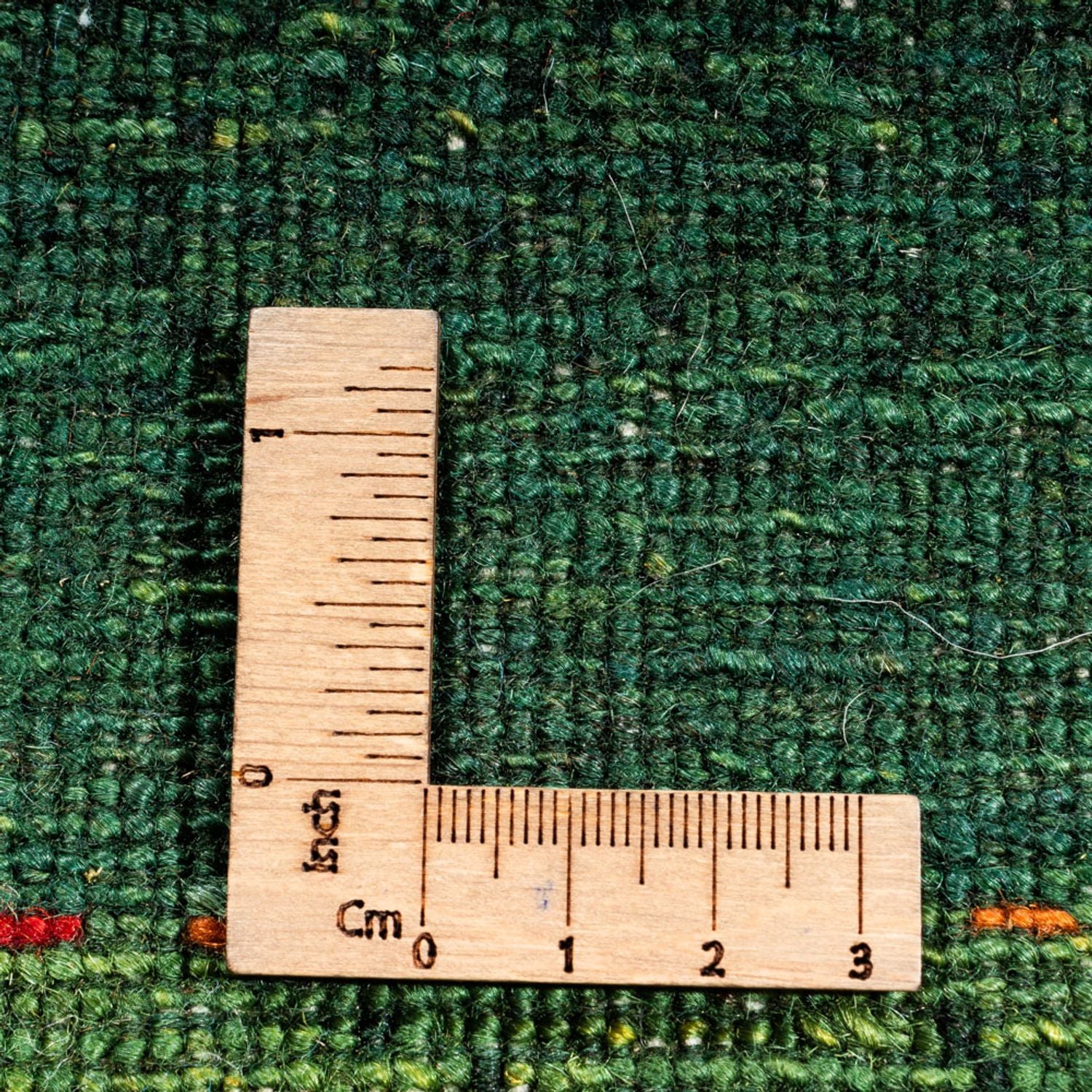 Gabbeh Tæppe - Loribaft Persisk - 190 x 132 cm - grøn