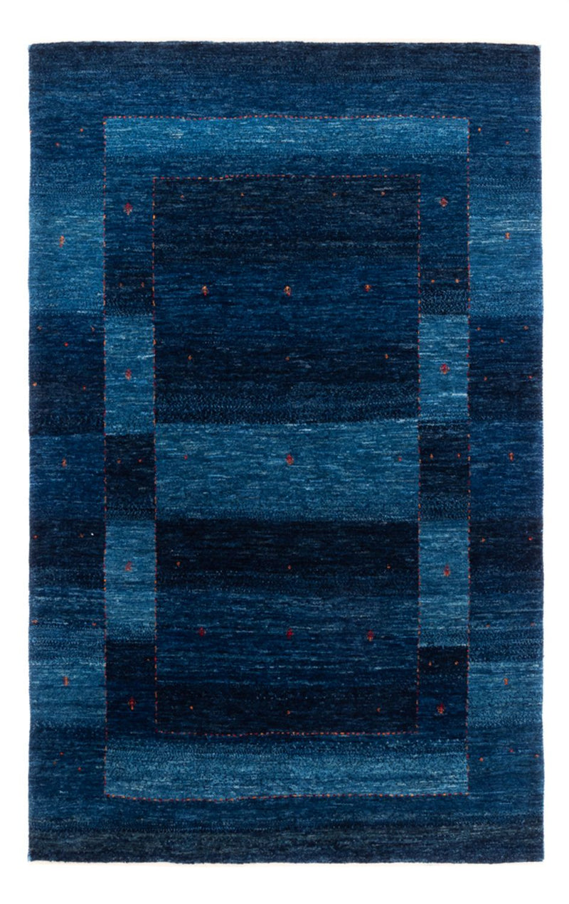 Gabbeh Tæppe - Loribaft Persisk - 192 x 127 cm - blå