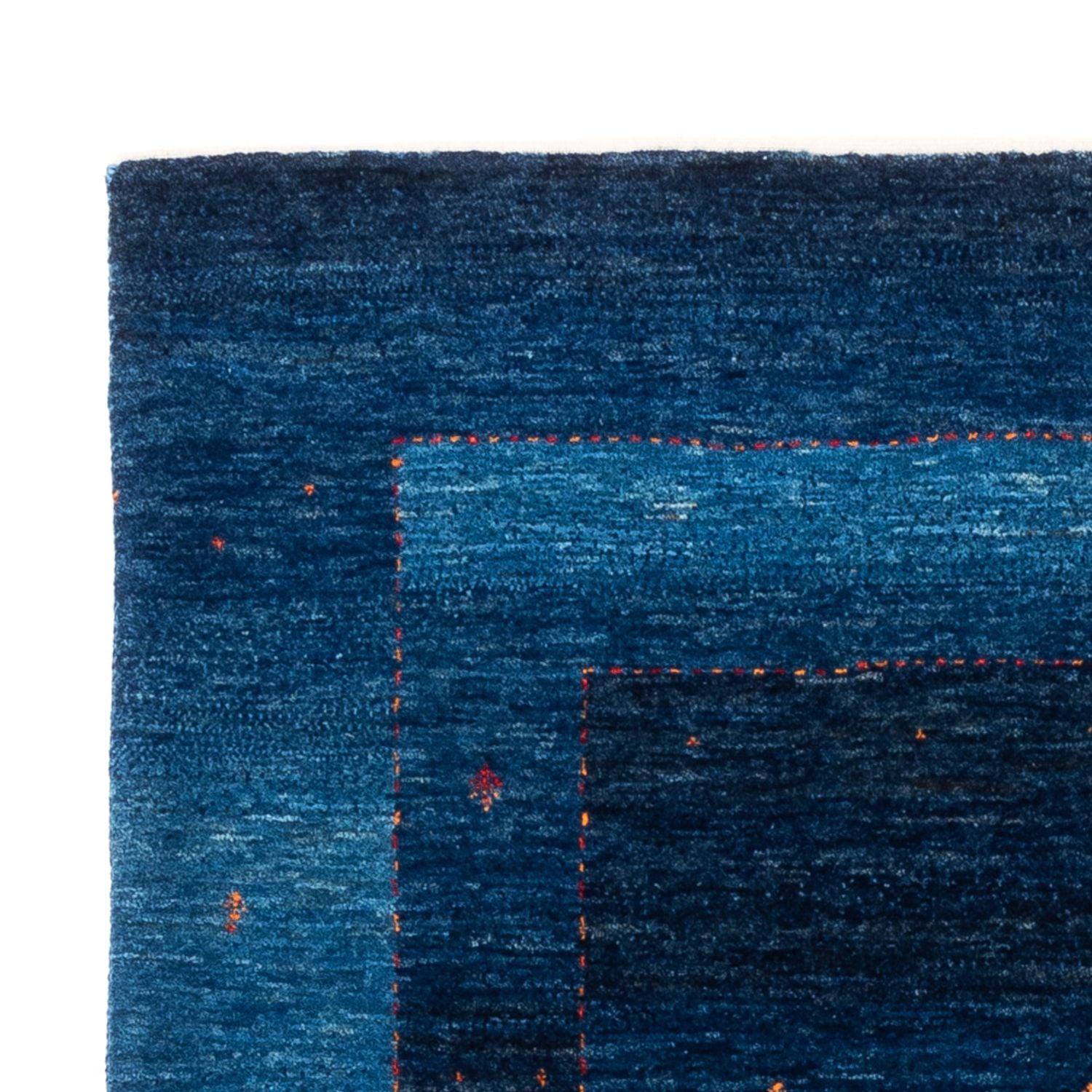 Gabbeh Tæppe - Loribaft Persisk - 192 x 127 cm - blå