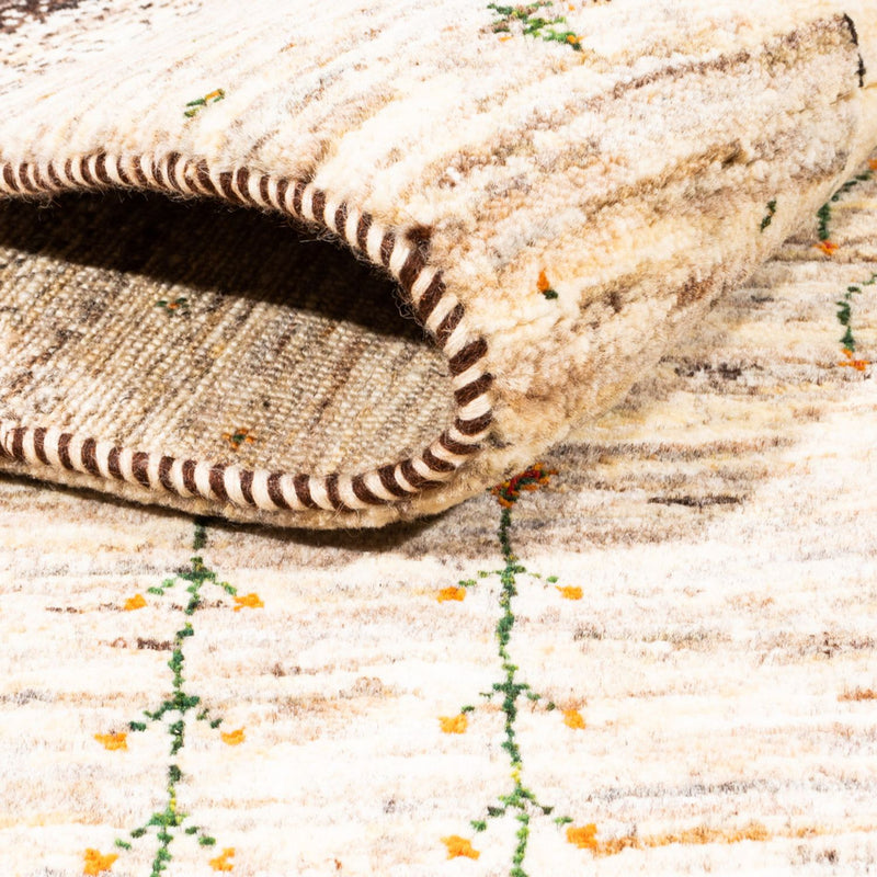Gabbeh Tæppe - Loribaft Persisk - 240 x 173 cm - natur