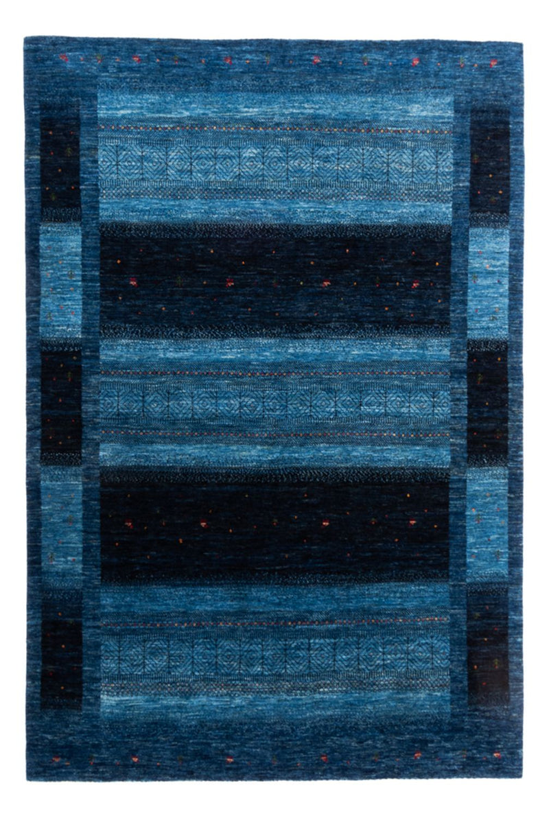 Gabbeh Tæppe - Loribaft Persisk - 256 x 180 cm - blå