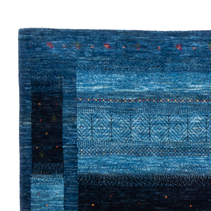 Gabbeh Tæppe - Loribaft Persisk - 256 x 180 cm - blå