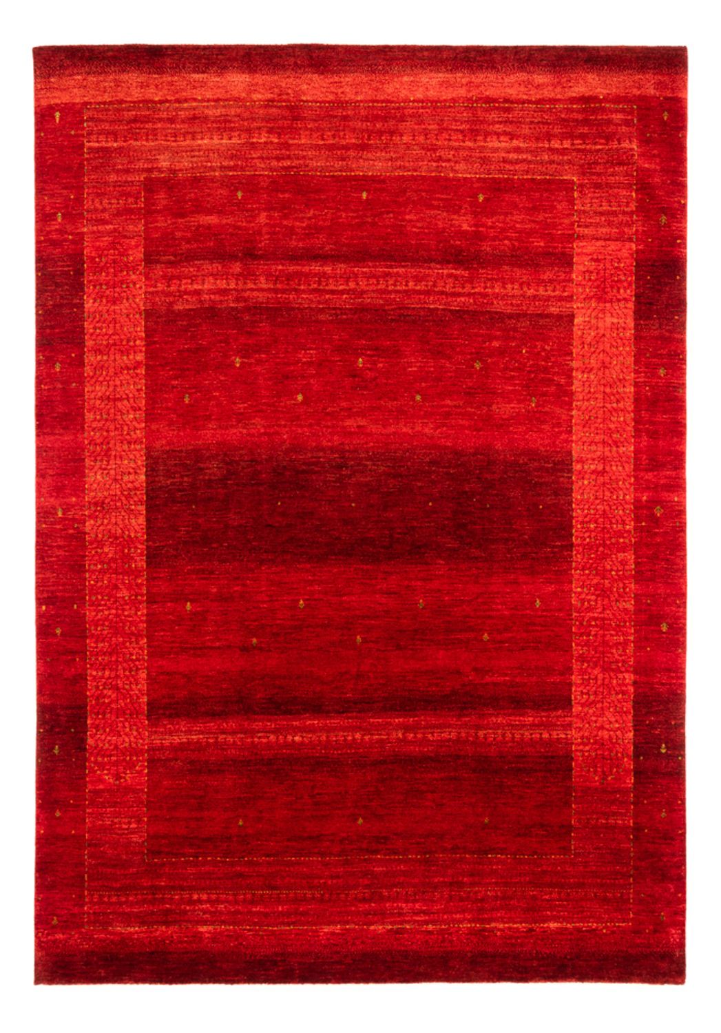 Gabbeh Tæppe - Loribaft Persisk - 313 x 231 cm - rød