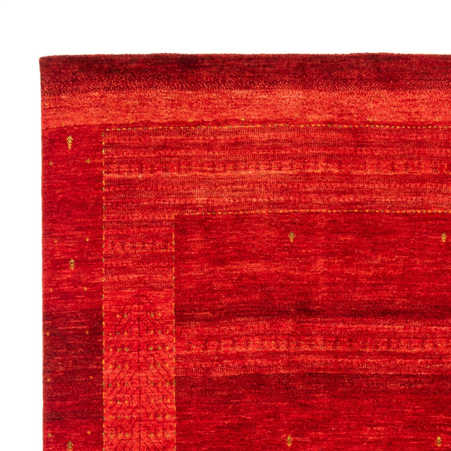 Gabbeh Tæppe - Loribaft Persisk - 313 x 231 cm - rød
