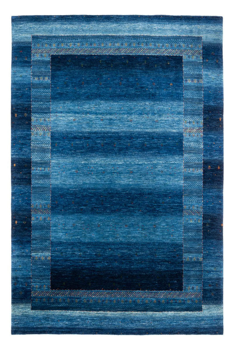 Gabbeh Tæppe - Loribaft Persisk - 331 x 228 cm - blå