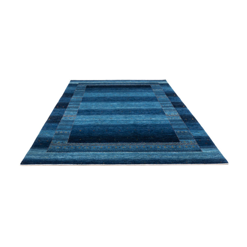 Gabbeh Tæppe - Loribaft Persisk - 331 x 228 cm - blå