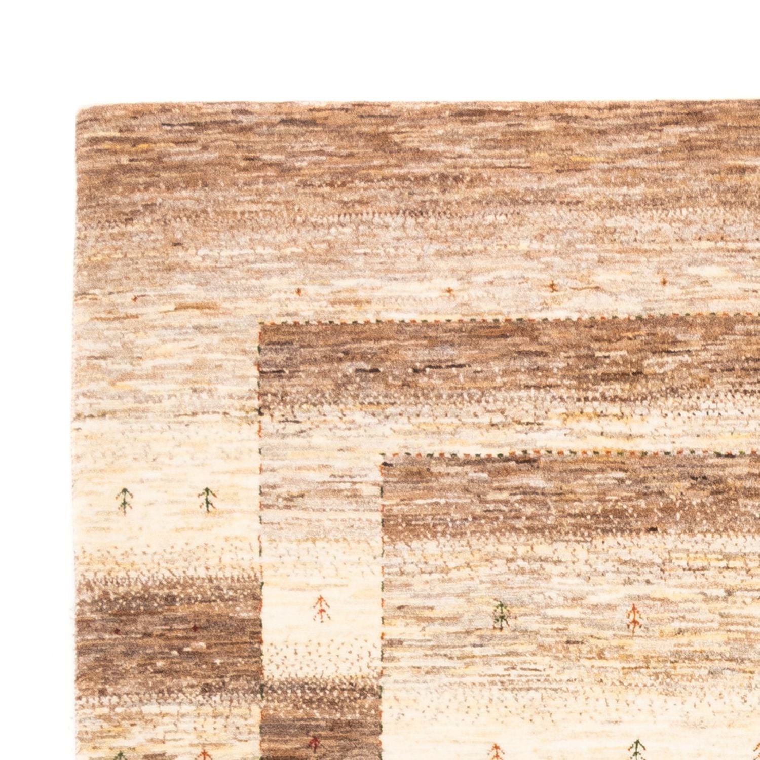 Gabbeh Tæppe - Loribaft Persisk - 248 x 172 cm - natur