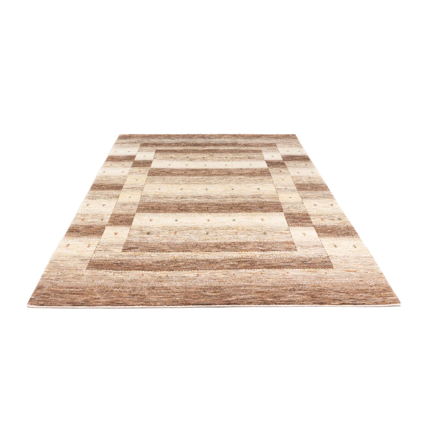 Gabbeh Tæppe - Loribaft Persisk - 248 x 172 cm - natur