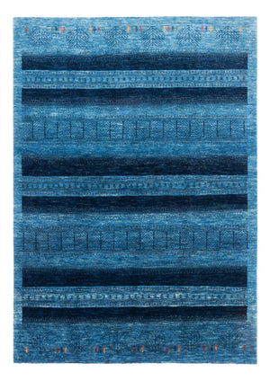 Gabbeh Tæppe - Loribaft Persisk - 244 x 178 cm - blå