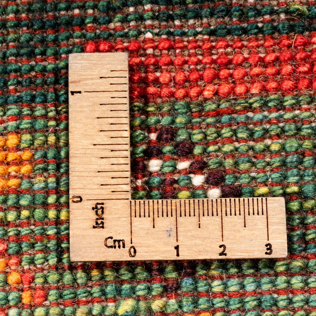 Gabbeh Tæppe - Loribaft Persisk - 244 x 176 cm - grøn