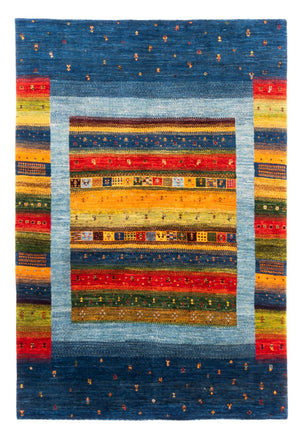 Gabbeh Tæppe - Loribaft Persisk - Royal - 239 x 162 cm - blå