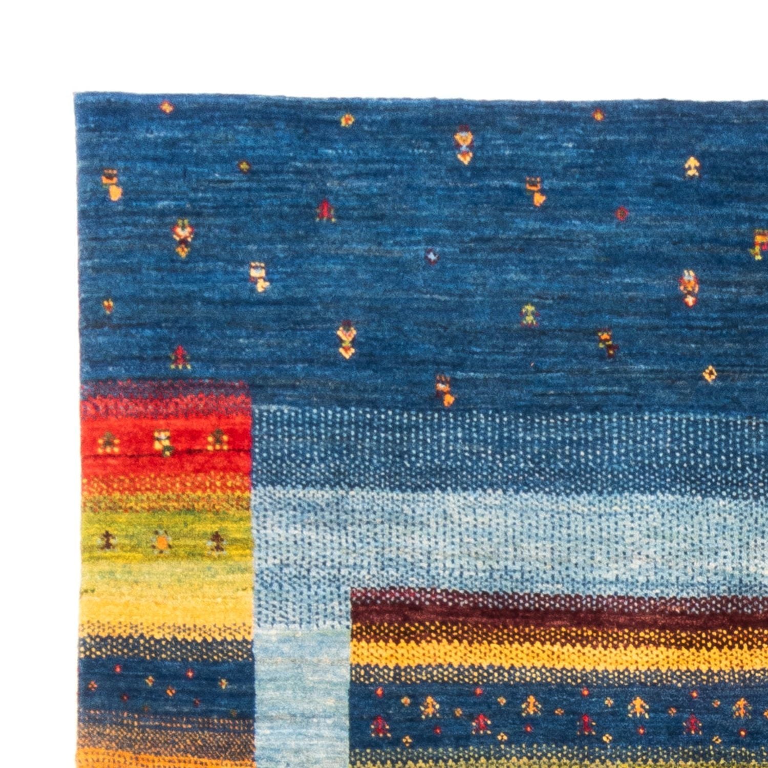 Gabbeh Tæppe - Loribaft Persisk - Royal - 239 x 162 cm - blå