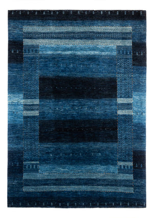 Gabbeh Tæppe - Loribaft Persisk - 288 x 197 cm - blå