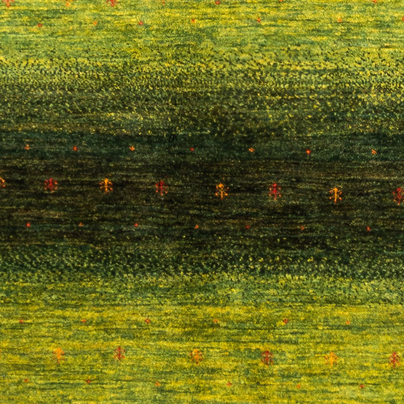 Gabbeh Tæppe - Loribaft Persisk - 236 x 166 cm - grøn