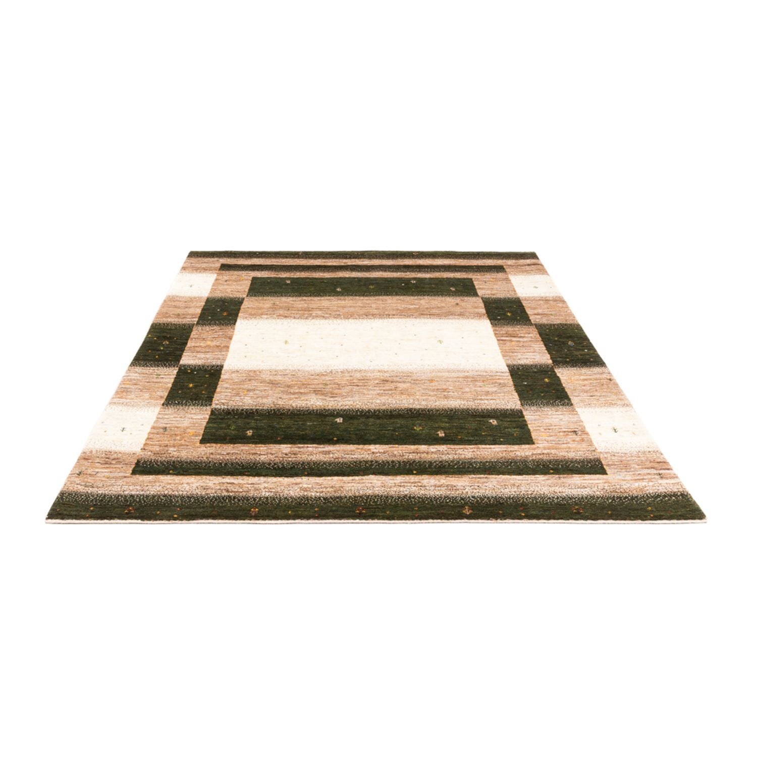 Gabbeh Tæppe - Loribaft Persisk - 228 x 179 cm - natur
