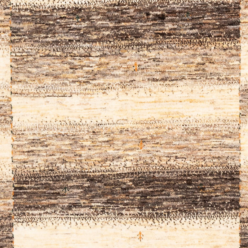 Gabbeh Tæppe - Loribaft Persisk - 196 x 124 cm - natur