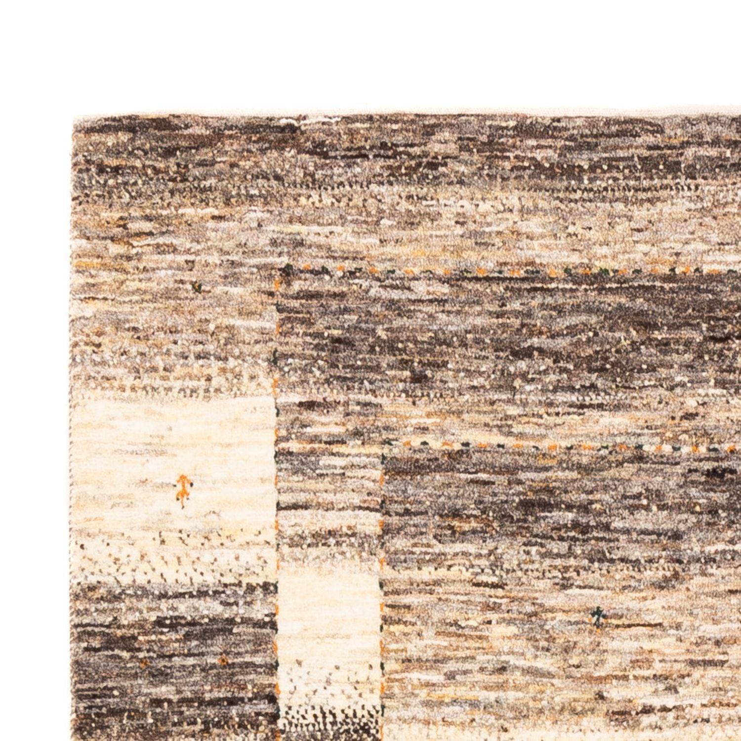 Gabbeh Tæppe - Loribaft Persisk - 196 x 124 cm - natur