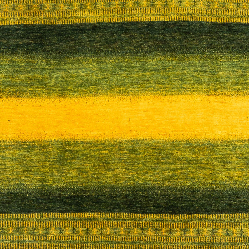 Gabbeh Tæppe - Loribaft Persisk - 298 x 216 cm - grøn