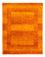 Gabbeh Tæppe - Loribaft Persisk - 162 x 125 cm - guld
