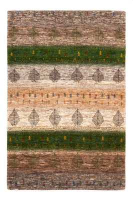 Gabbeh Tæppe - Loribaft Persisk - 174 x 117 cm - grå