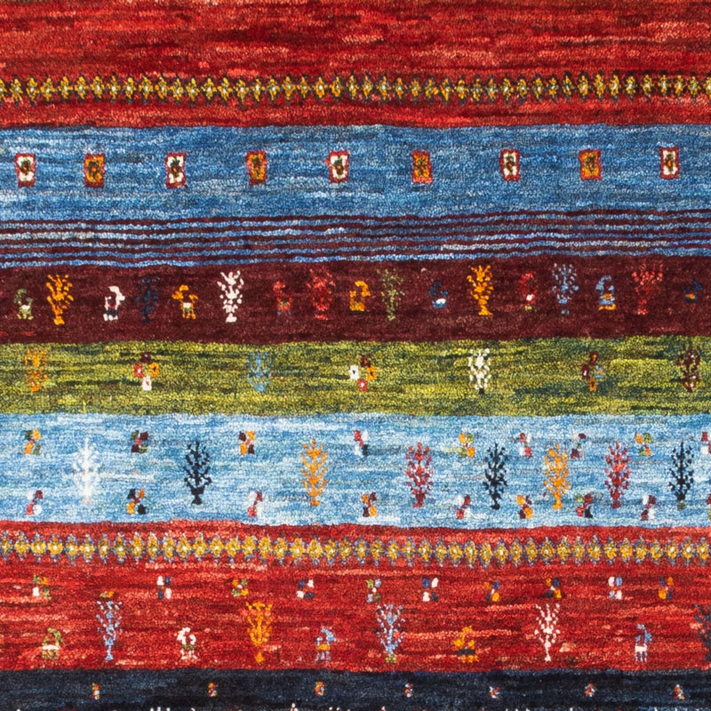 Gabbeh Tæppe - Loribaft Persisk - Royal - 156 x 105 cm - flerfarvet