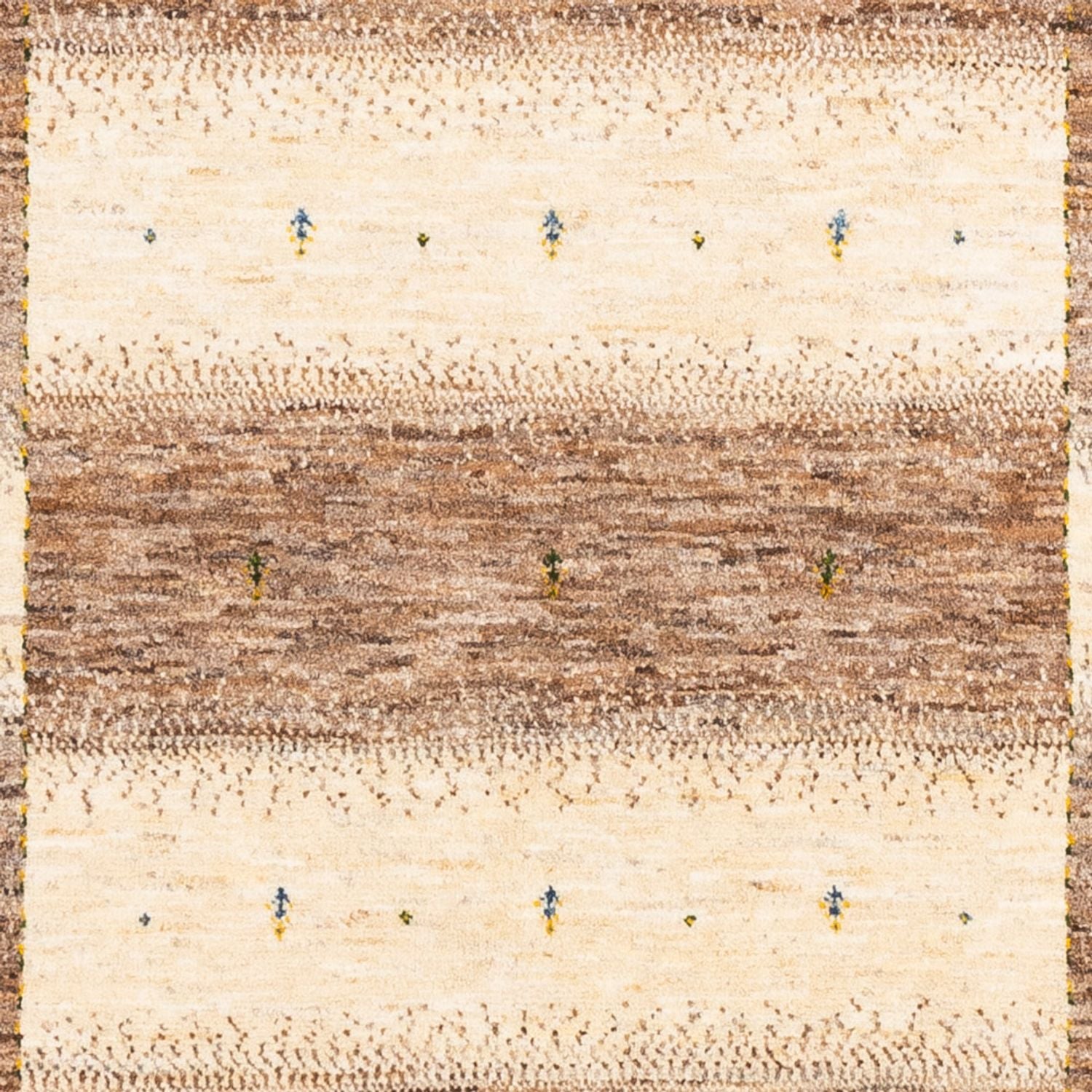 Gabbeh Tæppe - Loribaft Persisk - 193 x 123 cm - natur