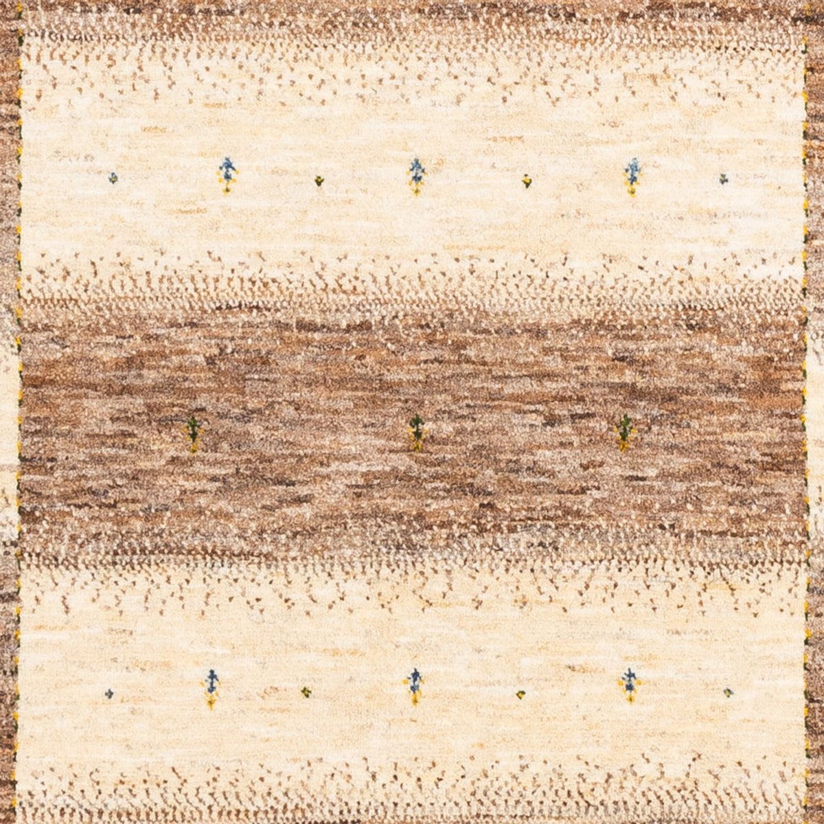 Gabbeh Tæppe - Loribaft Persisk - 193 x 123 cm - natur