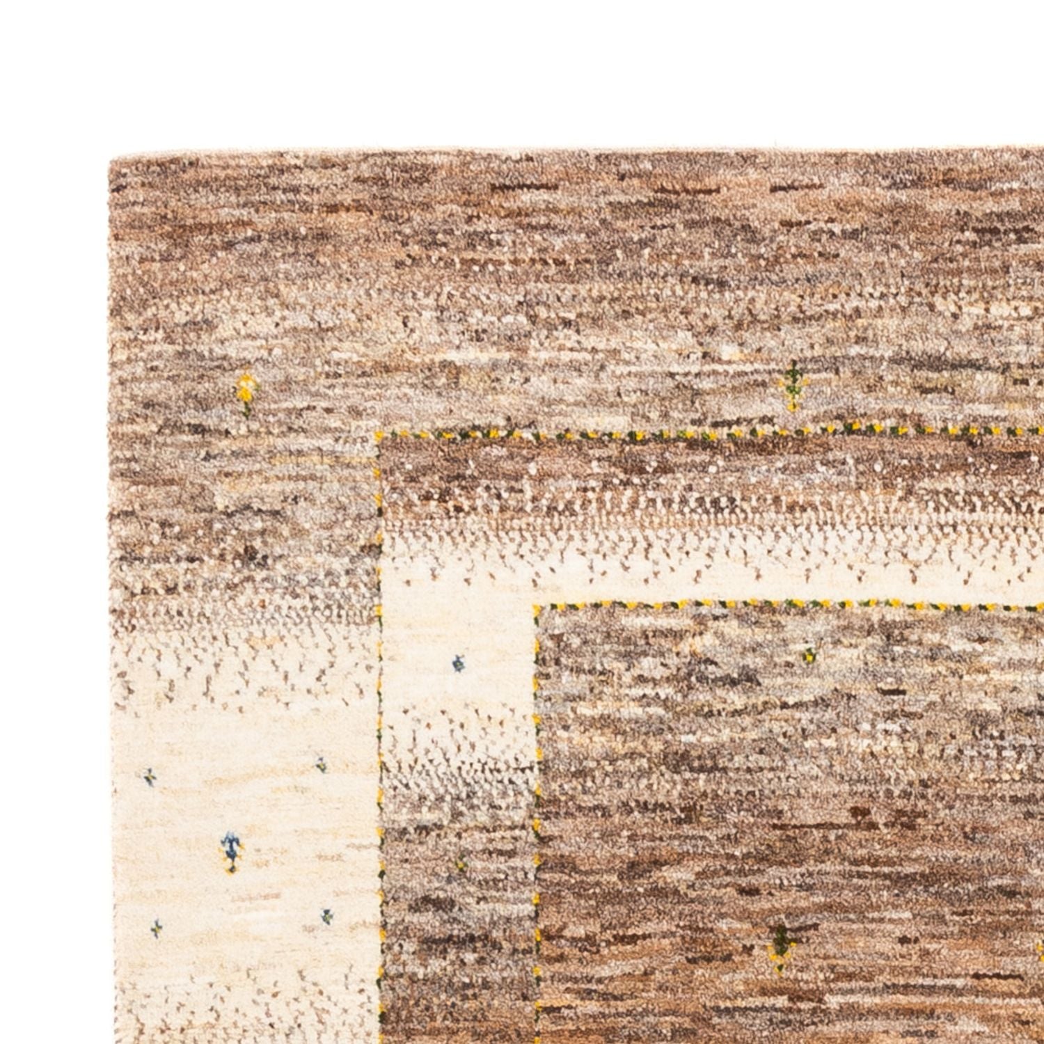 Gabbeh Tæppe - Loribaft Persisk - 193 x 123 cm - natur