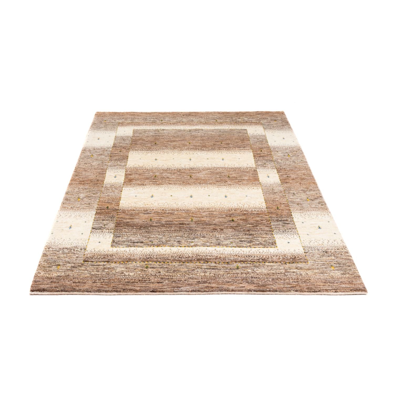Gabbeh Tæppe - Loribaft Persisk - 193 x 123 cm - natur