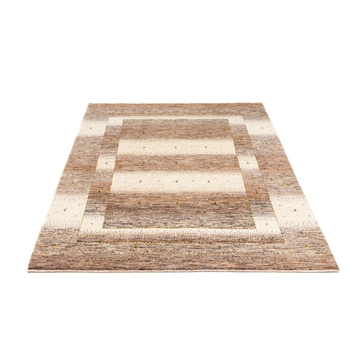 Gabbeh Tæppe - Loribaft Persisk - 193 x 123 cm - natur