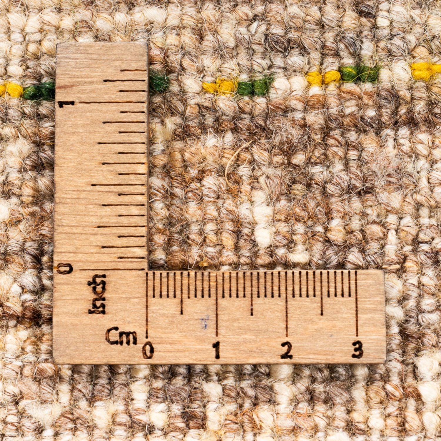 Gabbeh Tæppe - Loribaft Persisk - 193 x 123 cm - natur