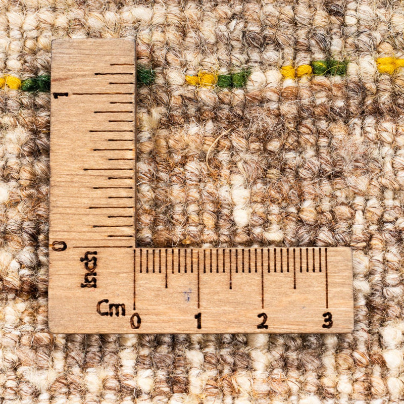 Gabbeh Tæppe - Loribaft Persisk - 193 x 123 cm - natur
