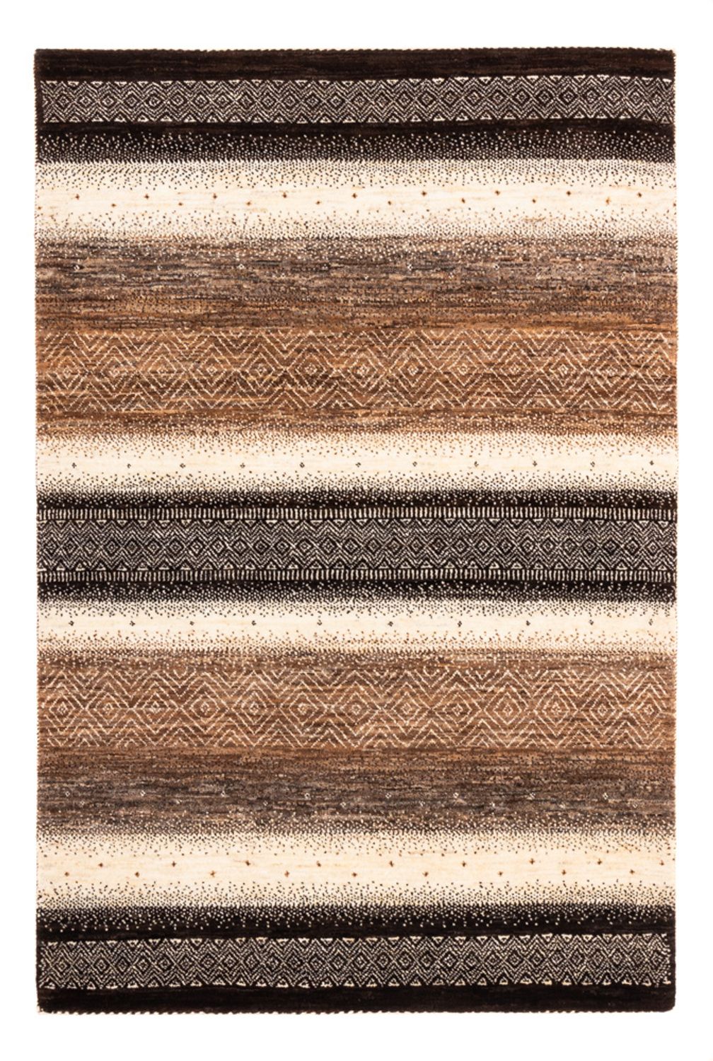 Gabbeh Tæppe - Loribaft Persisk - 177 x 120 cm - natur
