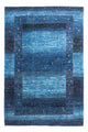 Gabbeh Tæppe - Loribaft Persisk - 148 x 98 cm - blå