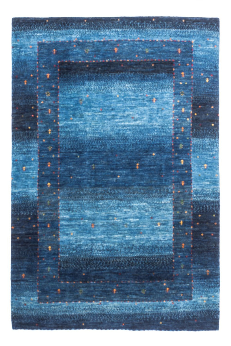 Gabbeh Tæppe - Loribaft Persisk - 148 x 98 cm - blå