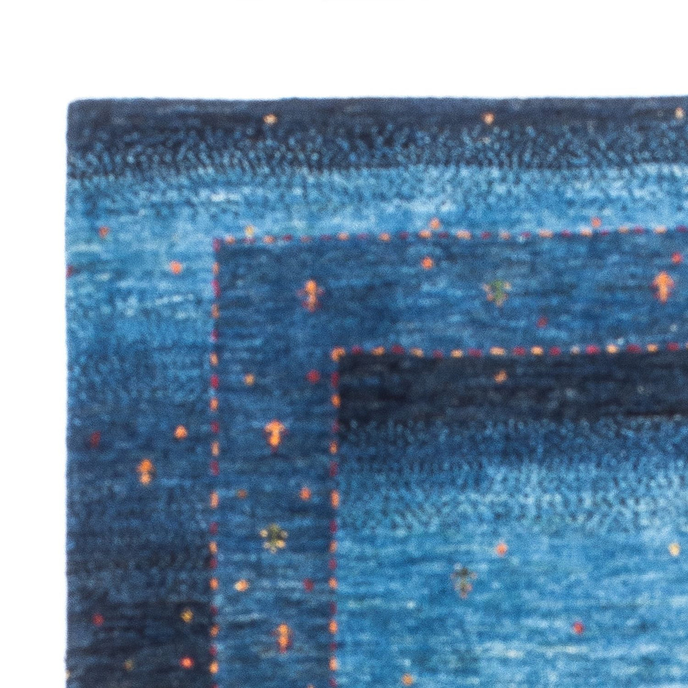 Gabbeh Tæppe - Loribaft Persisk - 148 x 98 cm - blå