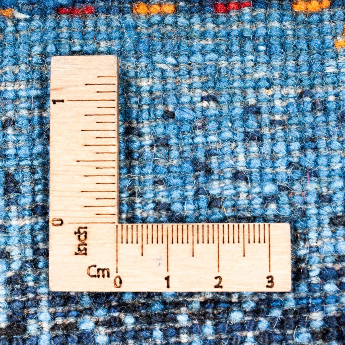 Gabbeh Tæppe - Loribaft Persisk - 148 x 98 cm - blå