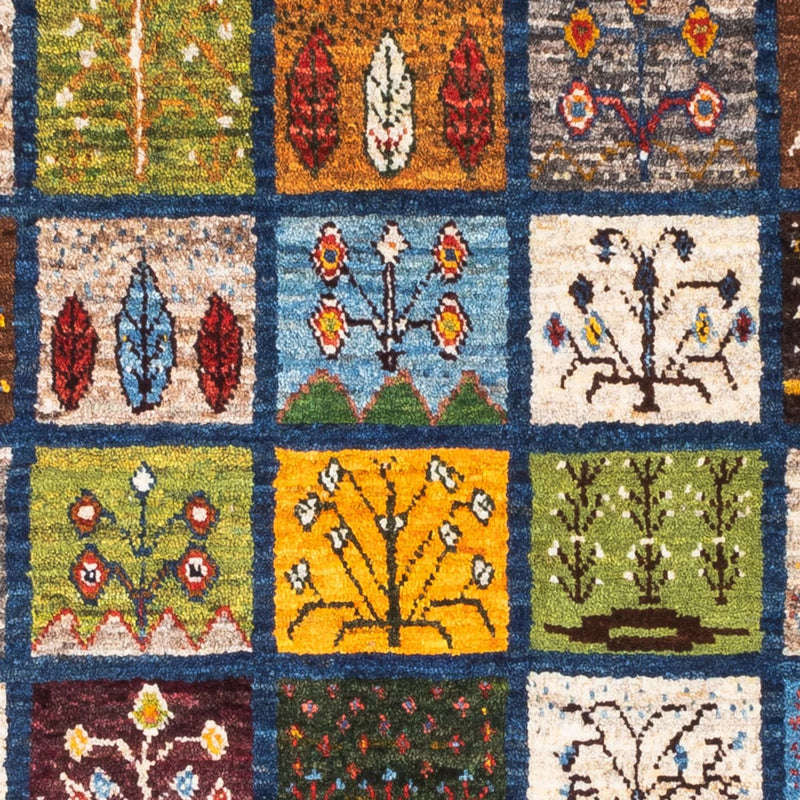 Gabbeh Tæppe - Loribaft Persisk - Royal - 132 x 86 cm - flerfarvet