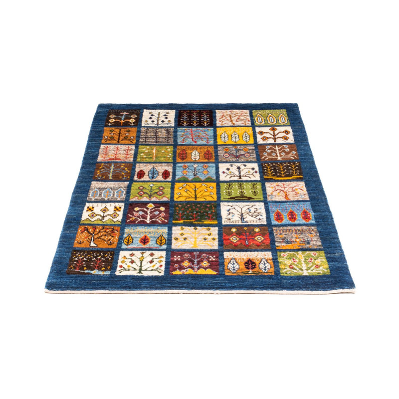 Gabbeh Tæppe - Loribaft Persisk - Royal - 132 x 86 cm - flerfarvet